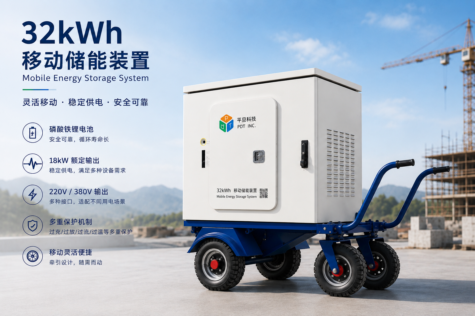 32kWh 移动储能装置核心参数